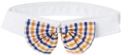 Frisco Plaid Dog & Cat Bow Tie, Orange & Blue -FRISCO Sales 248723 PT3. SY630 V1614363989