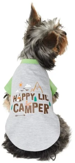 Frisco Happy Lil' Camper Dog & Cat T-Shirt