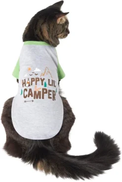 Frisco Happy Lil' Camper Dog & Cat T-Shirt -FRISCO Sales 248789 PT2. SY630 V1644959832