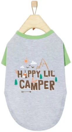 Frisco Happy Lil' Camper Dog & Cat T-Shirt -FRISCO Sales 248789 PT3. SY630 V1613669241