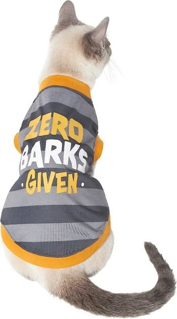 Frisco Zero Barks Given Dog & Cat T-Shirt 5 Frisco Zero Barks Given Dog & Cat T-Shirt - Image 3