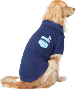 Frisco Dog & Cat Polo Shirt with Accent Pocket