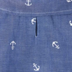 Frisco Anchor Print Chambray Dog & Cat Button Up Shirt -FRISCO Sales 249104 PT4. SY630 V1624620153