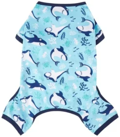 Frisco Happy Shark Dog & Cat Jersey PJs -FRISCO Sales 249122 PT3. SY630 V1614006406