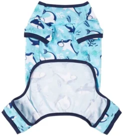 Frisco Happy Shark Dog & Cat Jersey PJs -FRISCO Sales 249122 PT4. SY630 V1614006434