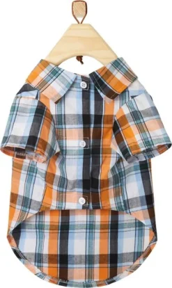 Frisco Plaid Dog & Cat Button Up Shirt