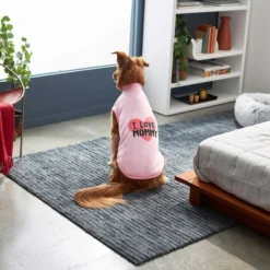 Frisco I Love Mommy Dog & Cat T-Shirt, Pink -FRISCO Sales 249270 PT4. SY630 V1624618055