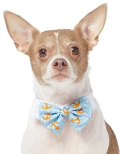 Frisco Nautical Anchor Dog & Cat Bow Tie