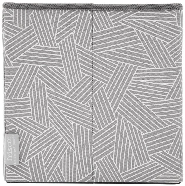 Frisco Square Collapsible Pet Toy Storage Bin, Gray Basket Weave 8 Frisco Square Collapsible Pet Toy Storage Bin, Gray Basket Weave - Image 6