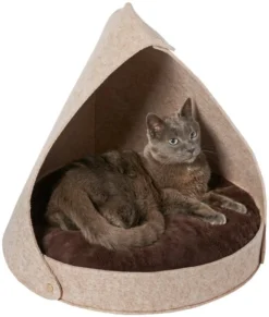 Frisco Felt Removable Hood Cave Cat & Dog Covered Bed -FRISCO Sales 251917 PT3. SY630 V1615524484