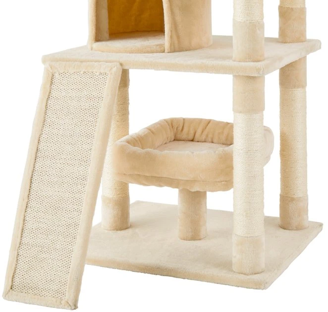 Frisco 62-in Faux Fur Cat Tree & Condo 8 Frisco 62-in Faux Fur Cat Tree & Condo - Image 6