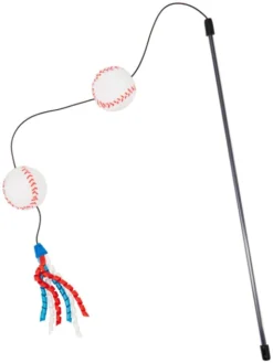 Frisco Baseball Teaser Cat Toy