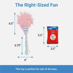 Frisco Baseball Snacks Cat Toy, 2 count -FRISCO Sales 252738 PT1. SY630 V1615331485