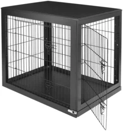Frisco Double Door Furniture Style Dog Crate, Black 9 Frisco Double Door Furniture Style Dog Crate, Black -FRISCO Sales 253027 PT2. SY630 V1635346028