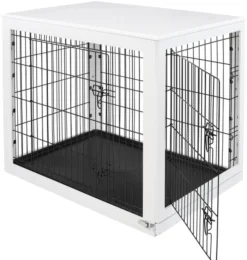 Frisco Double Door Furniture Style Dog Crate, White 9 Frisco Double Door Furniture Style Dog Crate, White -FRISCO Sales 253031 PT2. SY630 V1635345996