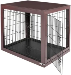 Frisco Double Door Furniture Style Dog Crate, Brown 9 Frisco Double Door Furniture Style Dog Crate, Brown -FRISCO Sales 253035 PT2. SY630 V1635345715