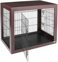 Frisco Double Door Furniture Style Dog Crate, Brown 10 Frisco Double Door Furniture Style Dog Crate, Brown -FRISCO Sales 253035 PT3. SY630 V1635346014