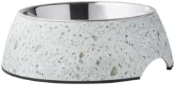 Frisco Quartz Design Stainless Steel Dog & Cat Bowl