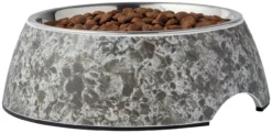 Frisco Black Marble Design Stainless Steel Dog & Cat Bowl -FRISCO Sales 253046 PT3. SY630 V1616526403