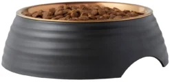 Frisco Matte Black Design Light Copper Stainless Steel Dog & Cat Bowl -FRISCO Sales 253050 PT3. SY630 V1616526422