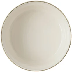 Frisco Gold Trim Melamine Dog & Cat Bowl, Cream -FRISCO Sales 253062 PT4. SY630 V1616595751