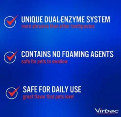 Frisco||Virbac Frisco Flat Plush Squeaking Duck Dog Toy & Virbac C.E.T. Enzymatic Dog & Cat Vanilla-Mint Flavor Toothpaste -FRISCO Sales 255473 PT5. SY630 V1616428585