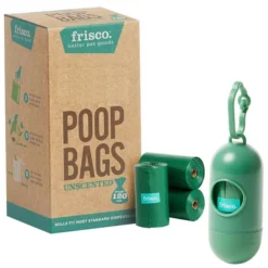 Frisco Refill Dog Poop Bag, 120 count & Frisco Dog Poop Bag & Dispenser, 15 count