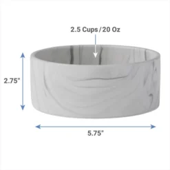 Frisco Marble Design Non-skid Ceramic Dog & Cat Bowl -FRISCO Sales 256056 PT1. SY630 V1616697472