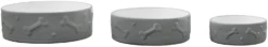 Frisco Bones Non-skid Ceramic Dog & Cat Bowl, Gray -FRISCO Sales 256063 PT6. SY630 V1616508994 scaled