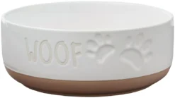 Frisco Paw Prints Non-skid Ceramic Bowl, 7.75 Cups