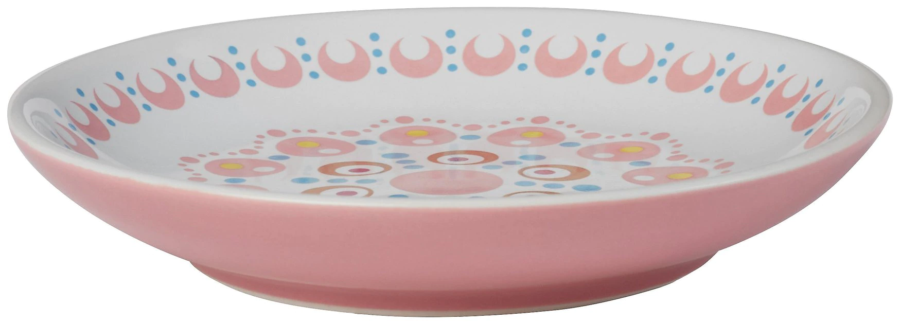 Frisco Kaleidoscope Pattern Non-skid Ceramic Cat Dish, Pink, 0.62 Cup 4 Frisco Kaleidoscope Pattern Non-skid Ceramic Cat Dish, Pink, 0.62 Cup - Image 2