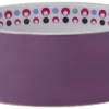 Frisco Kaleidoscope Pattern Non-skid Ceramic Cat Dish, Purple, 1.62 Cup -FRISCO Sales 256090 MAIN. SY630 V1615312980