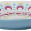 Frisco Kaleidoscope Pattern Non-skid Ceramic Cat Dish, Blue, 0.62 Cup -FRISCO Sales 256092 MAIN. SY630 V1617042715