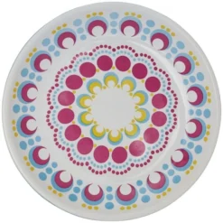 Frisco Kaleidoscope Pattern Non-skid Ceramic Cat Dish, Blue, 0.62 Cup -FRISCO Sales 256092 PT4. SY630 V1617042722