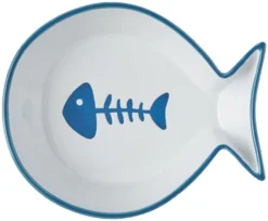 Frisco Fish Shaped Non-skid Ceramic Cat Bowl, 1.37 Cups 13 Frisco Fish Shaped Non-skid Ceramic Cat Bowl, 1.37 Cups -FRISCO Sales 256111 PT4. SY630 V1616522607