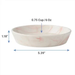 Frisco Marble Design Non-skid Ceramic Cat Dish, 0.75 Cup -FRISCO Sales 256127 PT2. SY630 V1618240027