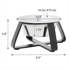 Frisco Iron Stand Dog & Cat Single Bowl Diner -FRISCO Sales 257150 PT1. SY630 V1615334641