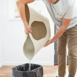 Frisco Leaf High-Sided Cat Litter Box, Large -FRISCO Sales 258782 PT3. SY630 V1616446899