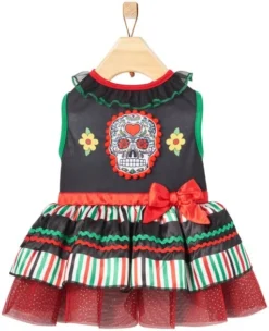 Frisco Day of the Dead Dog & Cat Costume Dress -FRISCO Sales 261076 PT4. SY630 V1622038680
