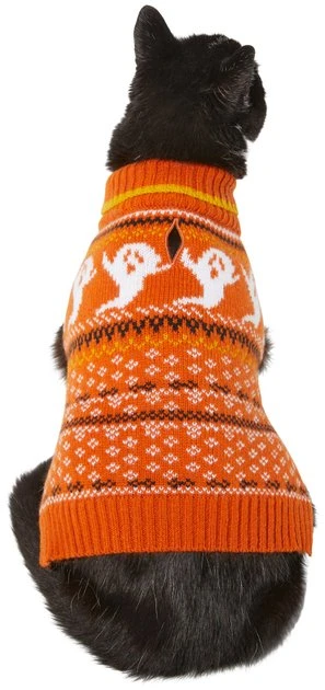 Frisco Ghost Fair Isle Dog & Cat Sweater 3 Frisco Ghost Fair Isle Dog & Cat Sweater