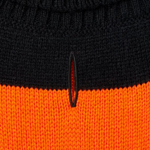 Frisco Colorblock Sequin Pumpkin Dog & Cat Sweater 7 Frisco Colorblock Sequin Pumpkin Dog & Cat Sweater - Image 5