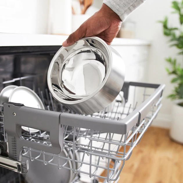 Frisco Insulated Non-Skid Stainless Steel Dog & Cat Bowl, Stainless Steel 9 Frisco Insulated Non-Skid Stainless Steel Dog & Cat Bowl, Stainless Steel - Image 7