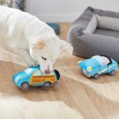 Frisco Road Trip Cruisers Plush Squeaky Dog Toy, 2 count -FRISCO Sales 261982 PT3. SY630 V1618598560