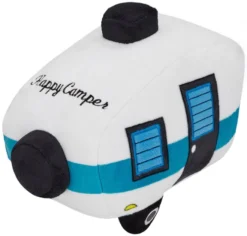 Frisco Road Trip Happy Camper Plush Squeaky Dog Toy