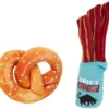 Frisco Road Trip Jerky & Pretzel Plush Squeaky Dog Toy, 2 count