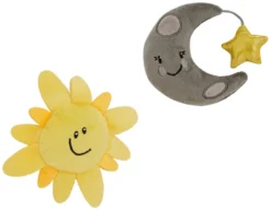 Frisco Road Trip Sun & Moon Plush Cat Toy with Catnip, 2 count