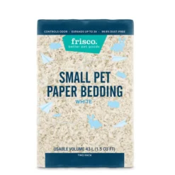 Frisco Small Pet Bedding, White, 2 pack, 43-L