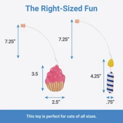 Frisco Birthday Cat Tracks Cat Toy -FRISCO Sales 264460 PT2. SY630 V1623698250
