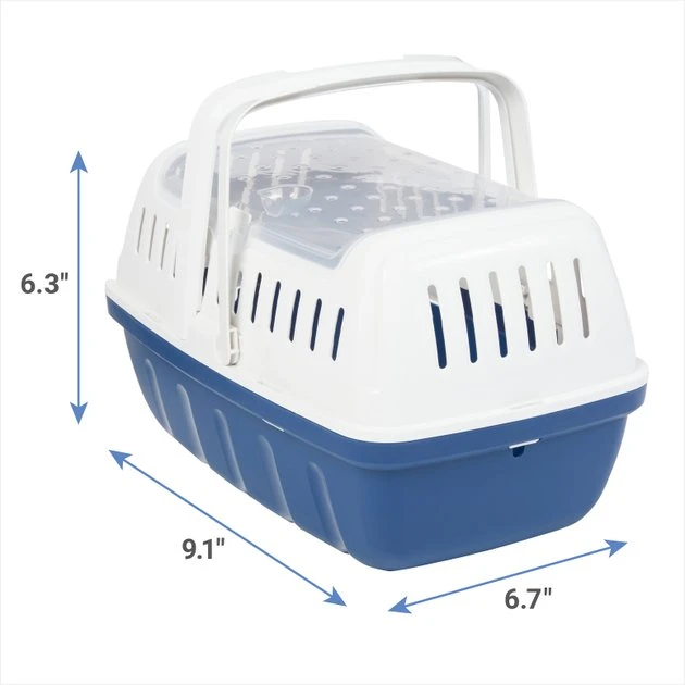 Frisco Top Entry Two-Toned Small Pet Carrier 4 Frisco Top Entry Two-Toned Small Pet Carrier - Image 2