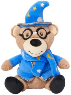 Frisco Magic Wizard Bear Plush Squeaky Dog Toy
